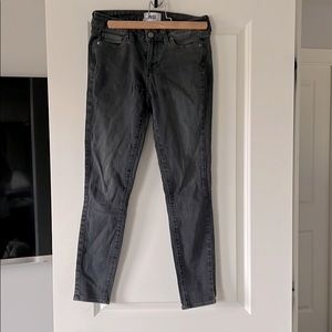 Paige Skinny Black Jeans - Size 27